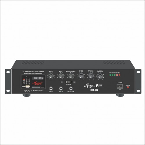 MIA 60U P.A Medium Power Mixer Amplifier